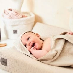 Jollein Aankleedkussenhoes Bliss Knit 50x70cm - Nougat -Baby's Only 550x366 197