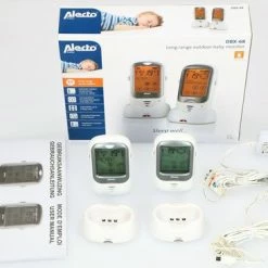 Alecto DBX-68 - Outdoor Babyfoon - Tot 1km Bereik - Wit/Antraciet -Baby's Only 550x366 223