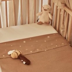 Jollein Baby Laken Wieg 75x100cm Stargaze - Biscuit -Baby's Only 550x366 237