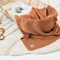 Jollein Baby Deken Ledikant 100x150cm Basic Knit - Caramel -Baby's Only 550x366 44
