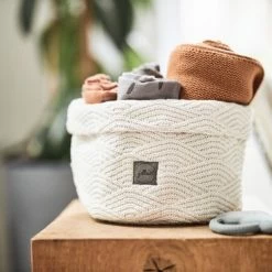 Jollein Baby Deken Ledikant 100x150cm Basic Knit - Caramel -Baby's Only 550x366 45