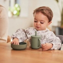 Jollein Slab Waterproof Met Mouw Pimpelmees - Forest Animals -Baby's Only 550x366 7