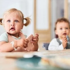 Jollein Slab Siliconen - Pale Pink -Baby's Only 550x366 95