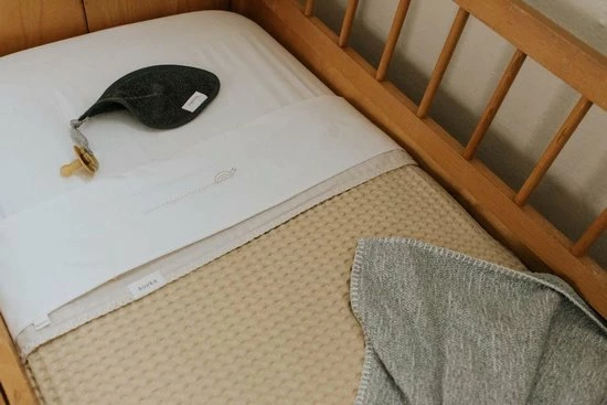 Koeka Baby Dekentje Wieg Wafel Flanel Antwerp - Lichtgeel - 75x100cm 6 Koeka Baby Dekentje Wieg Wafel Flanel Antwerp - Lichtgeel - 75x100cm - Afbeelding 6