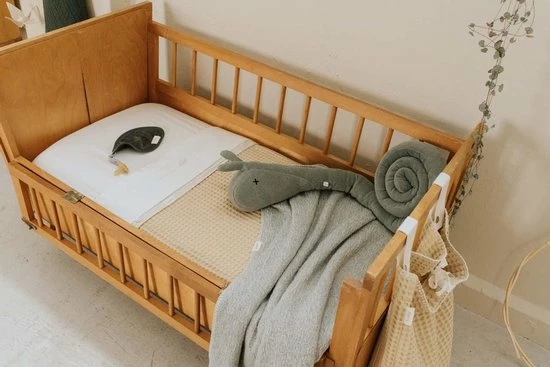 Koeka Baby Dekentje Wieg Wafel Flanel Antwerp - Lichtgeel - 75x100cm 5 Koeka Baby Dekentje Wieg Wafel Flanel Antwerp - Lichtgeel - 75x100cm - Afbeelding 5