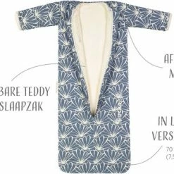 Puckababy Babyslaapzak Bag 4 Seasons 6m-2,5 J - 100 Cm - Seashell Denim 13 Puckababy Babyslaapzak Bag 4 Seasons 6m-2,5 J - 100 Cm - Seashell Denim -Baby's Only 550x374 4
