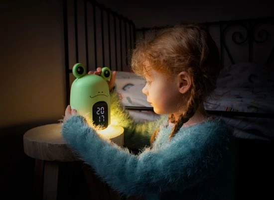 Bigben Kinderwekker Met Geluidseffecten - Nachtlamp - Trevor De Kikker 5 Bigben Kinderwekker Met Geluidseffecten - Nachtlamp - Trevor De Kikker - Afbeelding 5