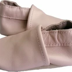 Baby-slofje.nl Lichtroze Leren Babyslofjes Van Baby-Slofje Maat 18-19 -Baby's Only 550x403 3