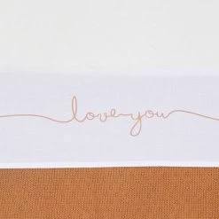 Jollein Baby Laken Wieg 75x100cm Love You - Caramel -Baby's Only 550x406 2