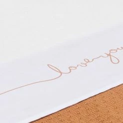 Jollein Baby Laken Wieg 75x100cm Love You - Caramel -Baby's Only 550x409