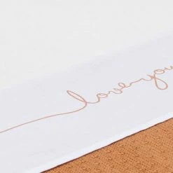 Jollein Baby Laken Ledikant 120x150cm Love You - Caramel -Baby's Only 550x409 3