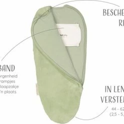 Puckababy Winter-inbakerslaapzak Original Piep - 0-3 Maanden - Olive Teddy -Baby's Only 550x410 4