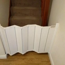 Babydan Guard Me Traphek Vouwhek Harmonica Veiligheidshek 64,5 T/m 89 Cm Gebroken Wit H. 72,5cm -Baby's Only 550x412 12