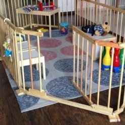 Babyduck Houten Grondbox Met 8 Panelen | Inklapbaar | 191 X 191 Cm | Model 2022