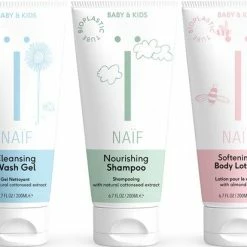 Na?f Na F Shower Pakket Babyverzorging - 3 X 200ml - 3 Bestsellers - Met Natuurlijke Ingredi Nten