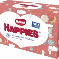 Huggies Happies Billendoekjes - Baby Wipes - Pure Extra Care - 100 Doekjes