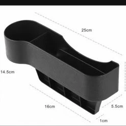 Elite Elements Auto Organizer Bestuurder En Bijrijder - Autostoel Organizer Opbergdoos Met Bekerhouder - Opbergen Auto Accessoires - Auto Accessories - Smartphone Mobiele Telefoon Houder Tablet Nintendo Switch - Zwart -Baby's Only 550x424 1