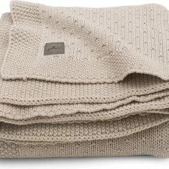 Jollein Baby Deken Ledikant Bliss Knit 100x150cm - Storm Grey -Baby's Only 550x425 1