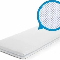 AeroSleep® Hoeslaken - Bed - 120 X 60 Cm - Wit -Baby's Only 550x426 6