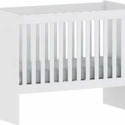 Cabino Babykamer Fresno- Babybed & Commode & Kledingkast - Verstelbare Bodem - Wit -Baby's Only 550x428 1