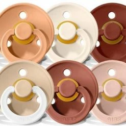 Merkloos Fopspenen Berry Mix | Set Van 6 Stuks ||VOORDEELSET | Speen | Pacifier | Fopspeen | Baby | Maat 2 - Leeftijd 6 - 18 Maanden|