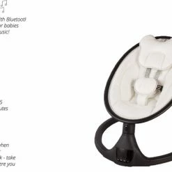 Xadventure X Adventure Wipstoel Elektrisch Rocco / Schommelstoel Met Bluetoothfunctie & Afstandsbediening- Teddy Cream -Baby's Only 550x431 3