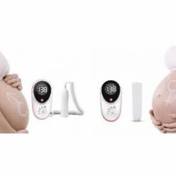 Baby And More Doppler - Baby Hartmonitor - Duurzaam - Inclusief Dopplergel - Met LCD Kleuren Scherm -Baby's Only 550x434