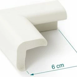 Jippie's - Tafelhoekjes Foam - 4 Stuks - Wit -Baby's Only 550x439 5
