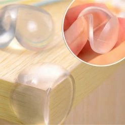 Baby2day.nl Baby Kind Zachte Doorzichtige Siliconen Tafel Beschermers Corner Guard