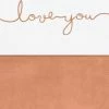 Jollein Baby Laken Wieg 75x100cm Love You - Caramel