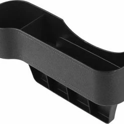 Elite Elements Auto Organizer Bestuurder En Bijrijder - Autostoel Organizer Opbergdoos Met Bekerhouder - Opbergen Auto Accessoires - Auto Accessories - Smartphone Mobiele Telefoon Houder Tablet Nintendo Switch - Zwart -Baby's Only 550x447