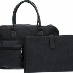 Kidzroom Vision Of Love Luiertas - Zwart - Verschoonmatje - Verstelbare Schouderband -Baby's Only 550x457 4