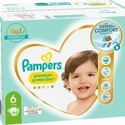 Pampers Premium Protection Luiers - Maat 6 - 64 Luiers -Baby's Only 550x463 2