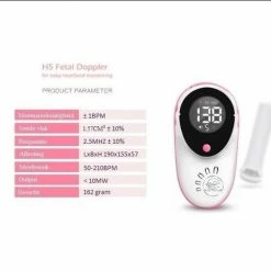 Baby And More Doppler - Baby Hartmonitor - Duurzaam - Inclusief Dopplergel - Met LCD Kleuren Scherm -Baby's Only 550x464