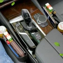 Elite Elements Auto Organizer Bestuurder En Bijrijder - Autostoel Organizer Opbergdoos Met Bekerhouder - Opbergen Auto Accessoires - Auto Accessories - Smartphone Mobiele Telefoon Houder Tablet Nintendo Switch - Zwart -Baby's Only 550x468 2