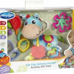 Playgro Geschenkset Clip Clop Paard - Kraamcadeau - Kadoset - Hangspeeltjes - 3 Bijtpseeltjes - 3 Geschakelde Ringen -Baby's Only 550x471
