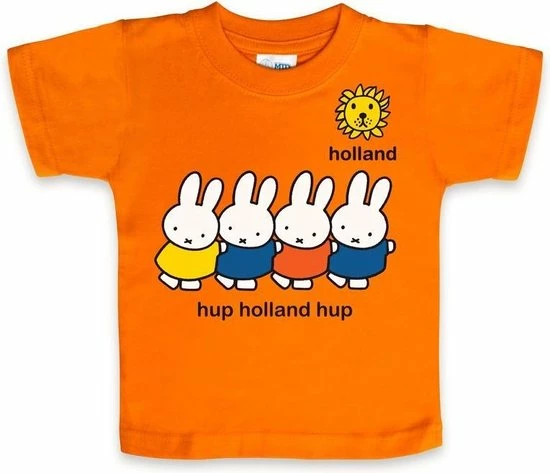 Nijntje Baby T-shirt Hup Holland Hup 74 (6-9 Mnd) 1 Nijntje Baby T-shirt Hup Holland Hup 74 (6-9 Mnd)