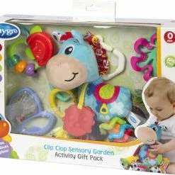 Playgro Geschenkset Clip Clop Paard - Kraamcadeau - Kadoset - Hangspeeltjes - 3 Bijtpseeltjes - 3 Geschakelde Ringen -Baby's Only 550x477