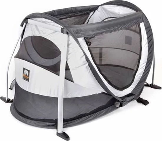 Deryan Peuterbox Campingbedje - Babybox - Silver 15 Deryan Peuterbox Campingbedje - Babybox - Silver - Afbeelding 15