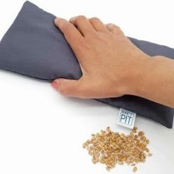 Tarwe Kruik Met Pit! NIEUW MODEL Hoes Is Wasbaar Veilige Kruik - Tarwe - Made In NL/BE Magnetron N Vriezer -Antraciet Grijs -Baby's Only 550x483