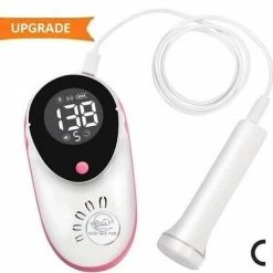 Baby And More Doppler - Baby Hartmonitor - Duurzaam - Inclusief Dopplergel - Met LCD Kleuren Scherm