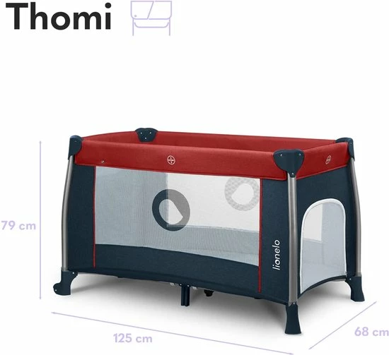 Lionelo Thomi - Ledikant - 2in1 - LockGuard - Tot 15kg 12 Lionelo Thomi - Ledikant - 2in1 - LockGuard - Tot 15kg - Afbeelding 12