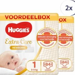 Huggies Luiers Maat 1 - Newborn - Baby - 168 Luiers (8x 21)