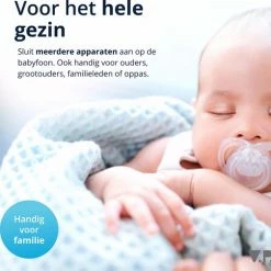 V.P. Babyfoon Met Camera En App - Infrarood - Bewegingssensor - Huisdiercamera - Hondencamera - Beveiligingscamera - Wifi -Baby's Only 550x504 2