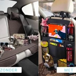 Home For Us Autostoel Organizer Met Tablet Houder - Set Van 2 - Beschermhoes Voor Kinderen - Beschermer Achterkant - Universeel -Baby's Only 550x507