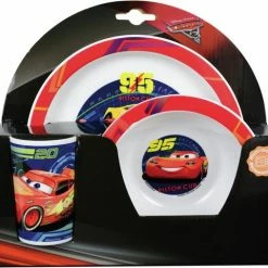 Disney Cars Ontbijtset - 3 Delig - Multi