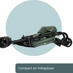 Pr?natal Pr Natal Luxe Buggy - Boodschappenmand - Verstelbaar - Inklapbaar - Groen -Baby's Only 550x508