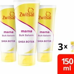 Zwitsal Mama Buikbalsem - 3 X 150 Ml - Voordeelverpakking 11 Zwitsal Mama Buikbalsem - 3 X 150 Ml - Voordeelverpakking -Baby's Only 550x510 6