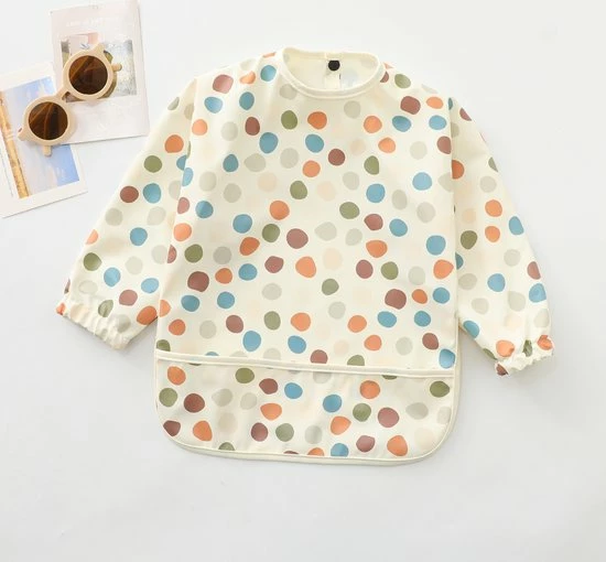 Merkloos Slabbetje Met Mouwen - Slabber LangeSlab Waterproof Met Mouw - Slabber Lange Mouwen - Waterdicht - Wit Met Bolletjes - Maat M - Vanaf 12 Maanden 1 Merkloos Slabbetje Met Mouwen - Slabber LangeSlab Waterproof Met Mouw - Slabber Lange Mouwen - Waterdicht - Wit Met Bolletjes - Maat M - Vanaf 12 Maanden