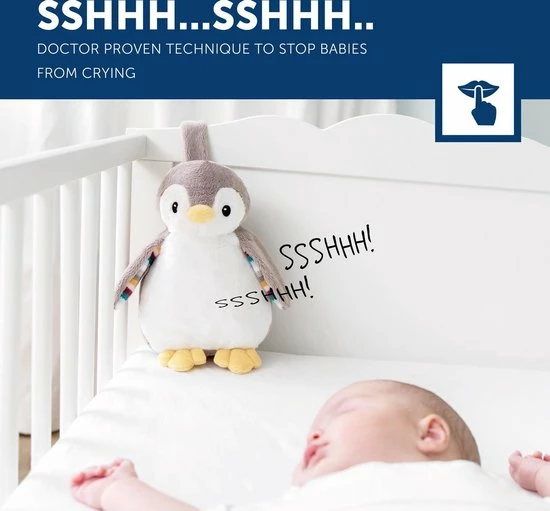 ZAZU - Baby Sleep Susher Pinguin - Phoebe - Slaaptrainers 9 ZAZU - Baby Sleep Susher Pinguin - Phoebe - Slaaptrainers - Afbeelding 9